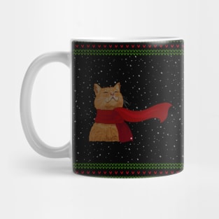 Knitted Cat Mug